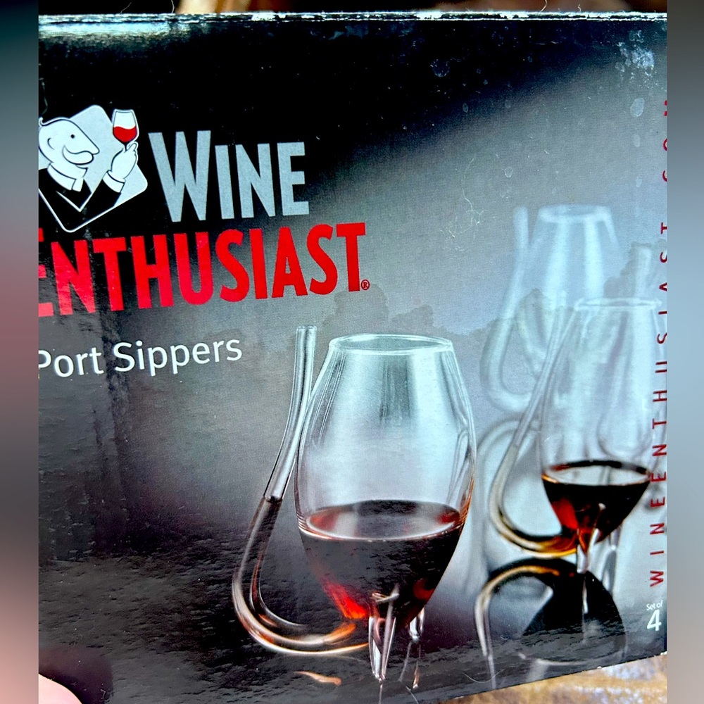 New Port Sippers - Set of 4, Clear by Wine Enthusiast